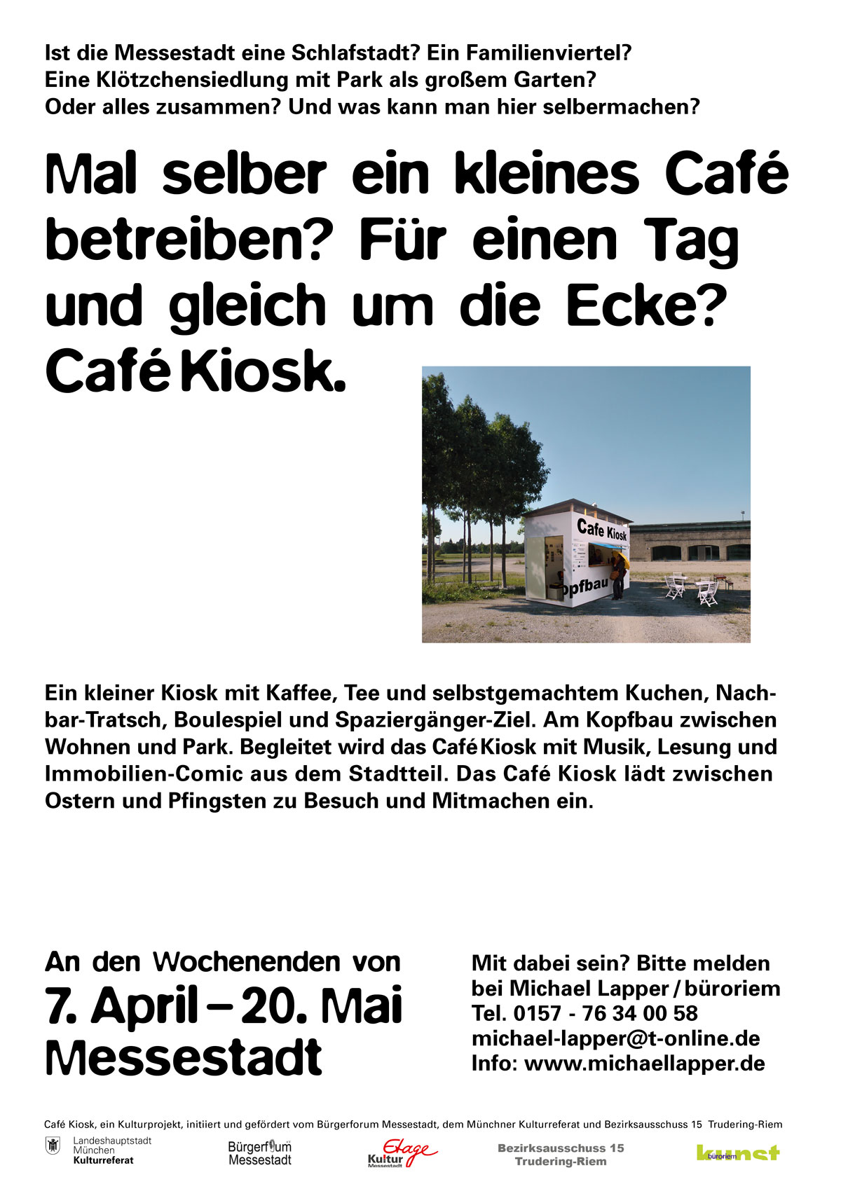 Café Kiosk Plakat