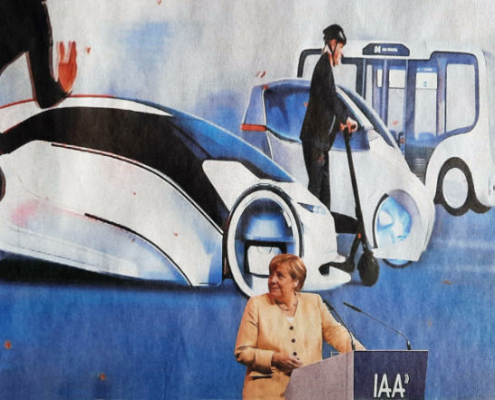 Merkel auf der IAA